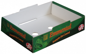 Plateaux en carton pour transport de fromage