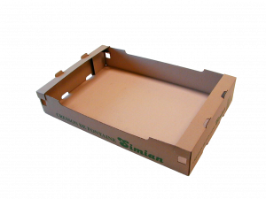Plateaux en carton pour transport de salades