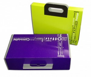 Coffret et valisette en carton sur mesure pour cadeau 2