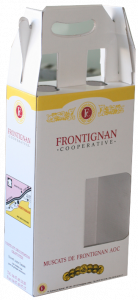 Emballage viticole en carton pour 2 bouteilles